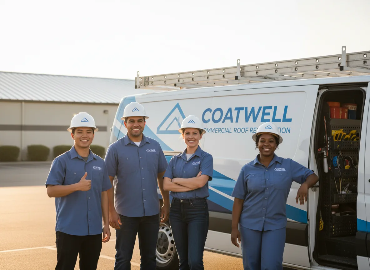 Commercial roof coating company in Deport, TX